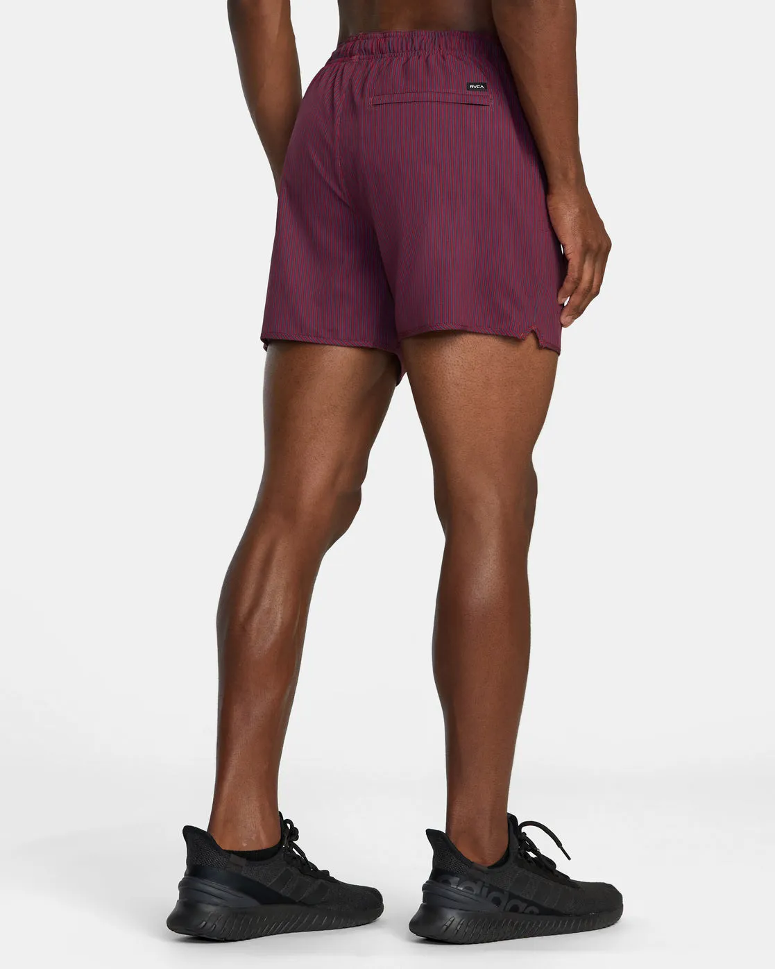 Yogger 15 Running Shorts - Deep Magenta Stripe