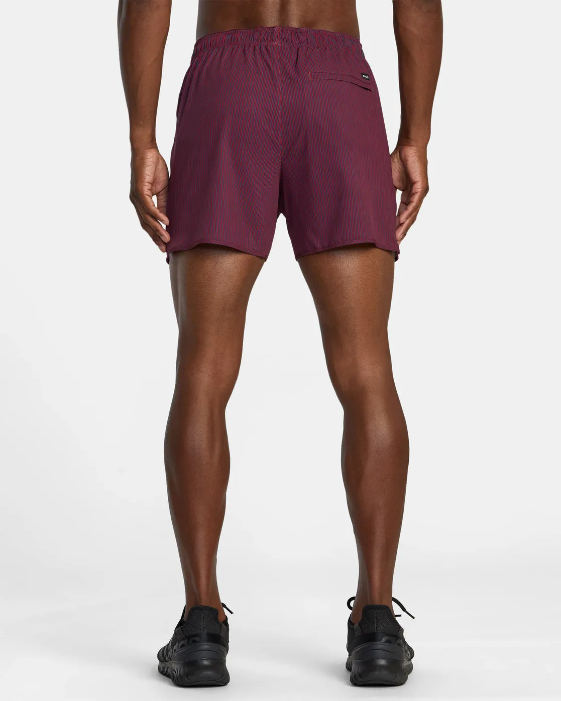 Yogger 15 Running Shorts - Deep Magenta Stripe