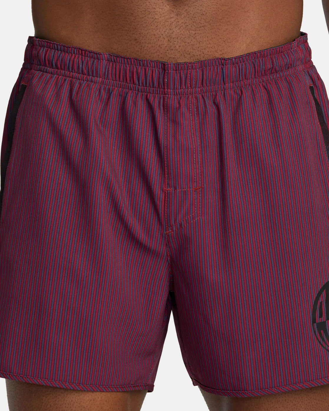 Yogger 15 Running Shorts - Deep Magenta Stripe