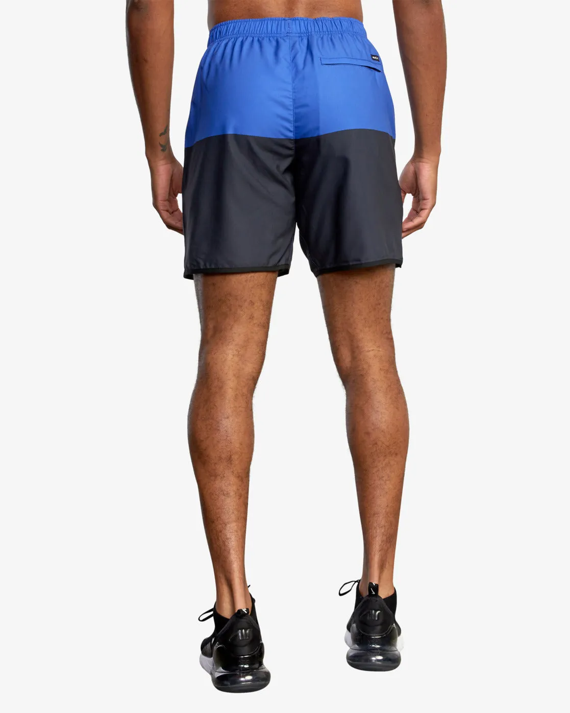 Yogger IV 17 Athletic Shorts - Stark Blue Blocked