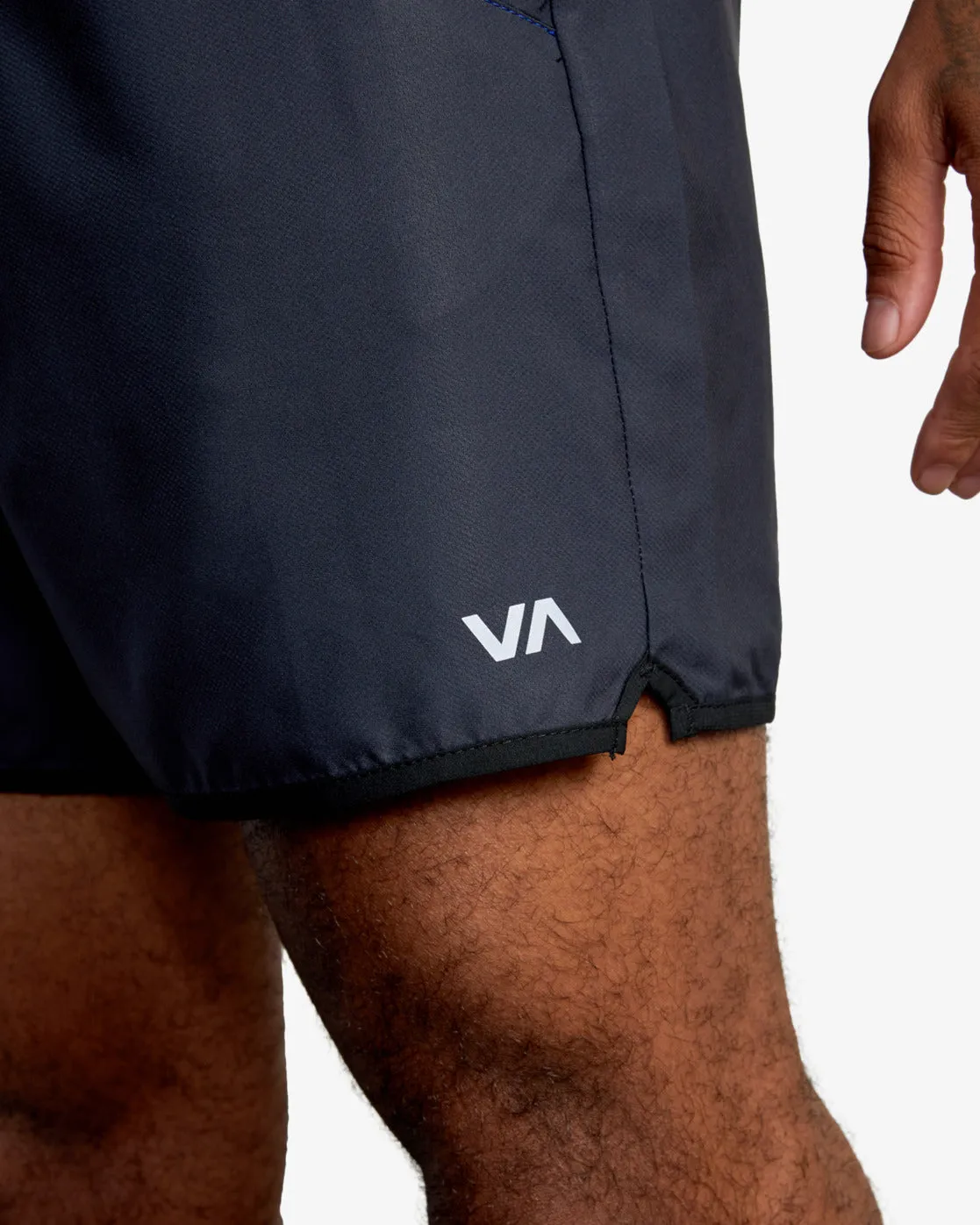 Yogger IV 17 Athletic Shorts - Stark Blue Blocked