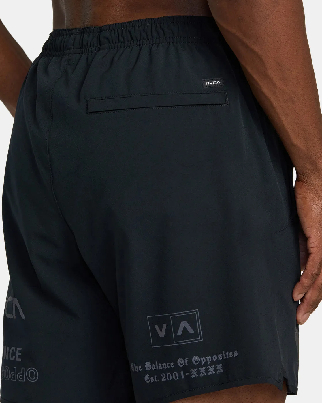 Yogger Stretch 17 Athletic Shorts - Black All Brand 2