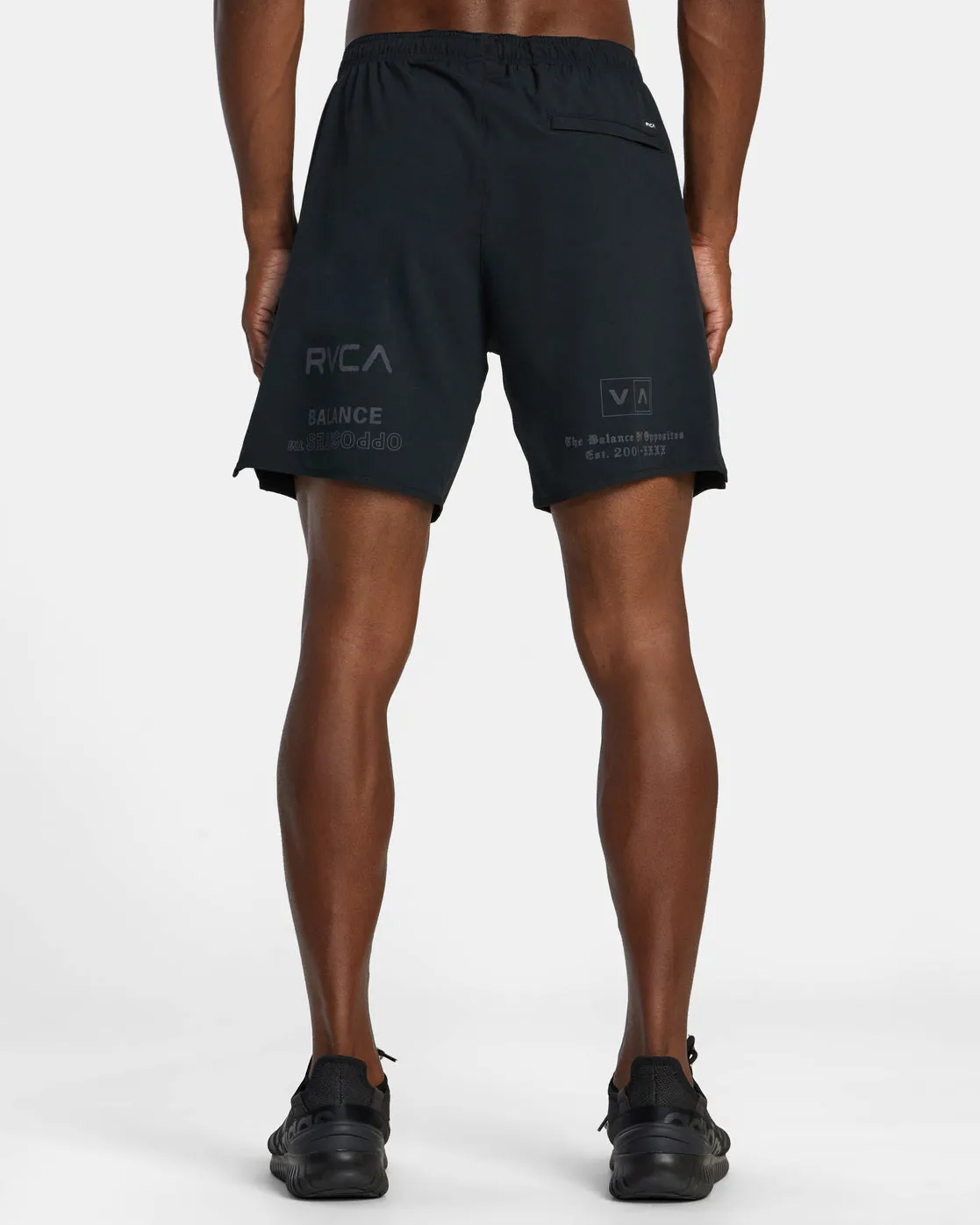 Yogger Stretch 17 Athletic Shorts - Black All Brand 2