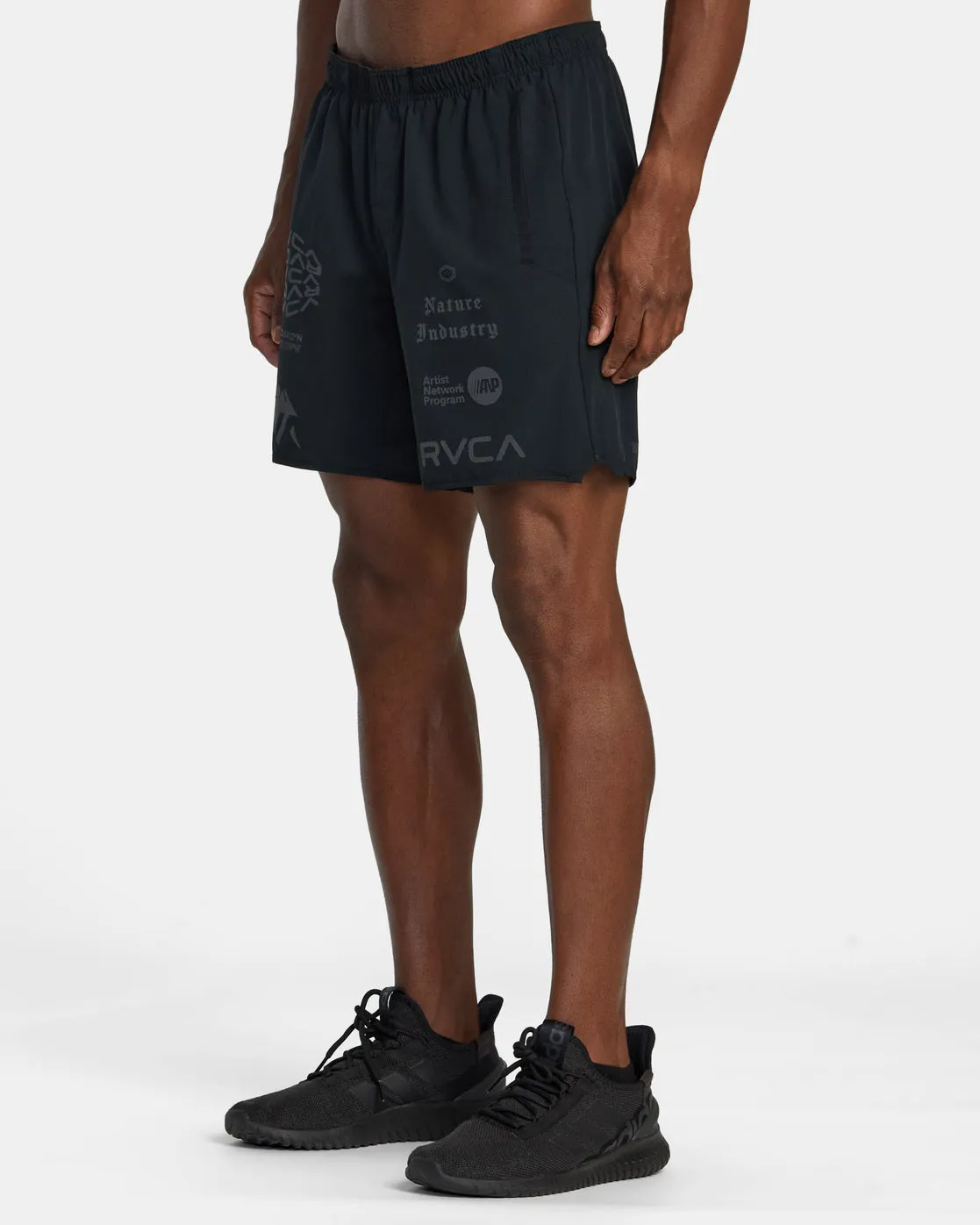 Yogger Stretch 17 Athletic Shorts - Black All Brand 2