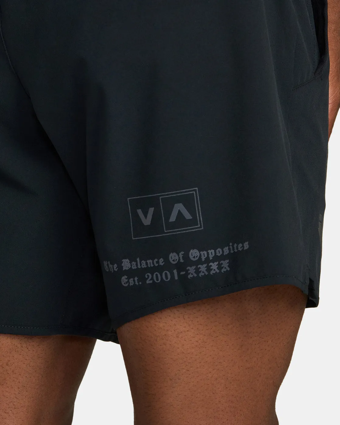 Yogger Stretch 17 Athletic Shorts - Black All Brand 2